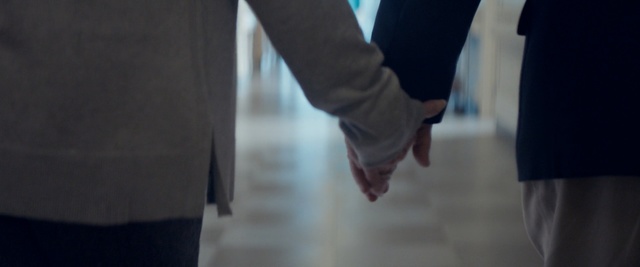 Video Reference: photograph, hand, standing, gentleman, girl, holding hands, suit, darkness