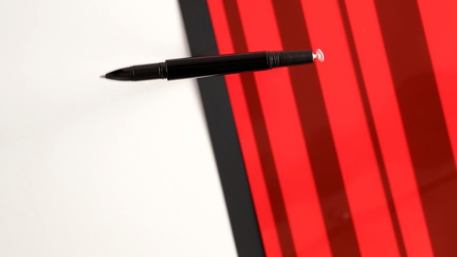 Video Reference: red, office supplies, pen, font