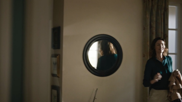 Video Reference: Wall, Circle, Room, Door, Mirror, Door handle, Window, Art, Person