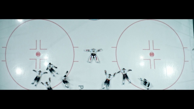 Video Reference: White, Circle, Line, Ice hockey, Font, Photography, Hockey, Sport venue, World