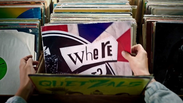 Video Reference: hand, close up, music, vinyl, Person