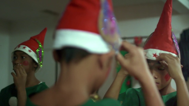 Video Reference: Party hat, Fun, Party supply, Fictional character, Christmas, Holiday
