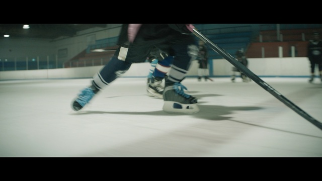 Video Reference: Ice hockey, Hockey, Skating, Ice hockey equipment, Ice skate, Ice rink, Roller hockey, Ice, Footwear, Bandy, Person