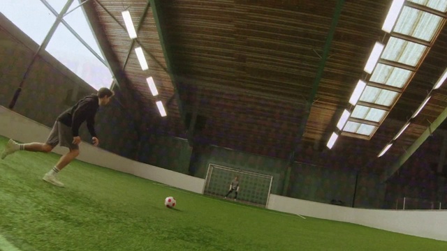 Video Reference: Sport venue, Indoor soccer, Grass, Ball game, Soccer, Team sport, Sports, Player, Stadium, Artificial turf