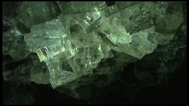 Video Reference: Green, Crystal, Mineral, Transparent material, Quartz, Rock, Geology, Organism, Gemstone, Space