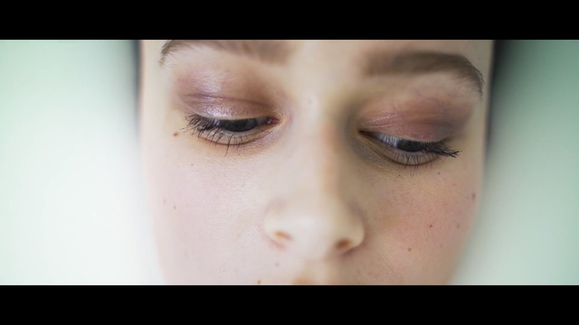 Video Reference: eyebrow, face, eyelash, eye shadow, cheek, skin, nose, beauty, eye, lip