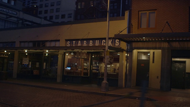 Video Reference: Night, Building, Urban area, Street, Architecture, Facade, Evening, City, Midnight