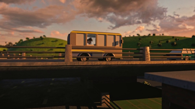 Video Reference: Mode of transport, Transport, Vehicle, Sky, Motor vehicle, Bus, Pc game, Public transport, Car, Rolling