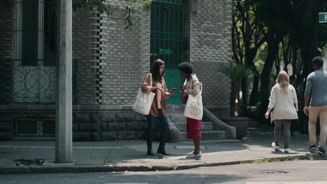 Video Reference: Photograph, Standing, Snapshot, Pedestrian, Public space, Photography, Street, Walking, Infrastructure, Interaction