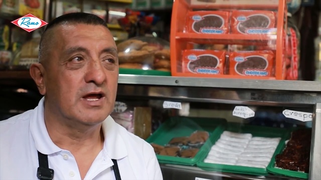 Video Reference: food, shopkeeper, grocer, product, service, Person