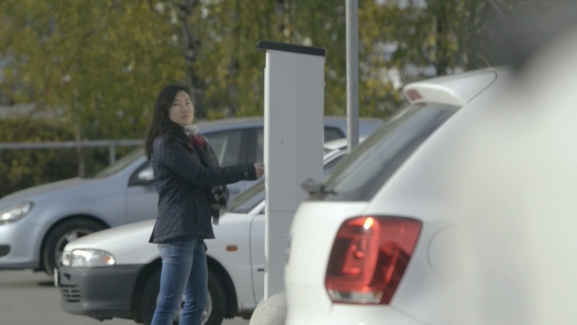 Video Reference: car, motor vehicle, vehicle, mode of transport, automotive exterior, automotive design, luxury vehicle, family car, parking, executive car, Person