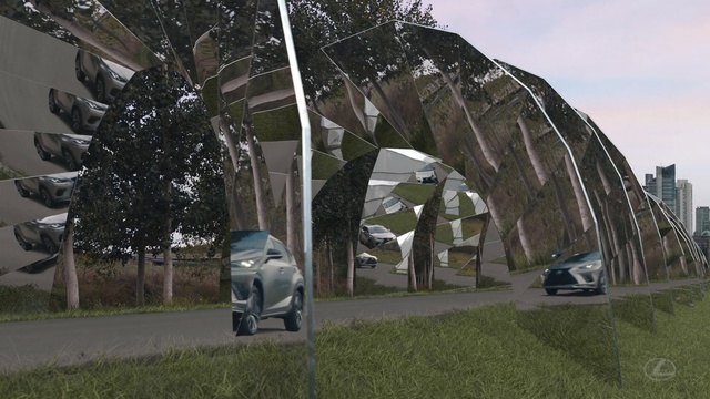 Video Reference: Arch, Architecture, Tree, Vehicle, Car, Compact car, Hatchback, City car