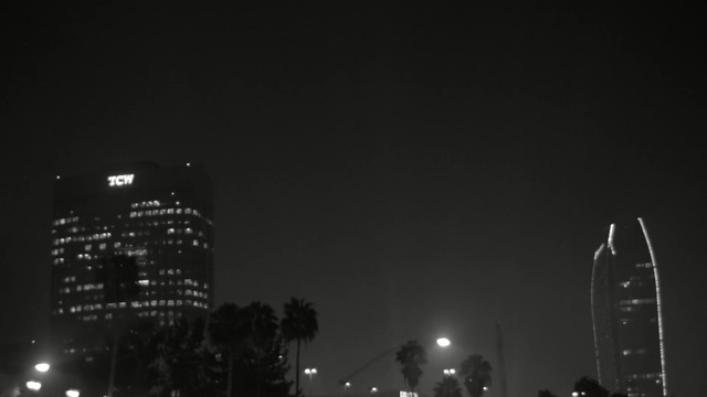Video Reference: cityscape, sky, metropolitan area, night, metropolis, black, skyline, white, black and white, landmark