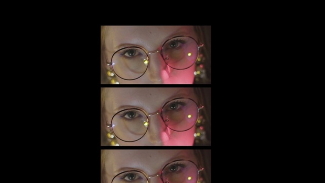 Video Reference: eyewear, glasses, vision care, lighting, circle, font