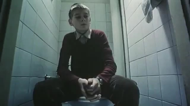 Video Reference: Sitting, Fun, Plumbing fixture, Mouth, Muscle, Photography, Toilet, Screenshot, Fictional character, Person