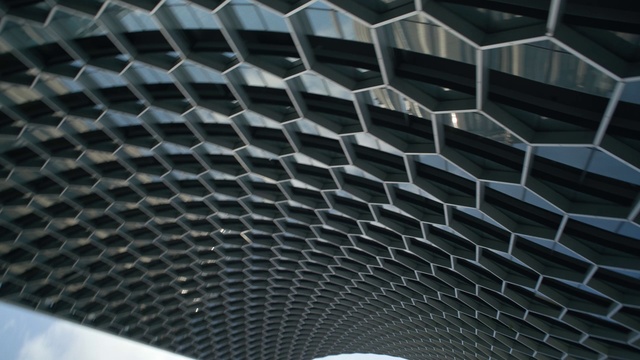 Video Reference: Daytime, Grille, Building, Automotive design, Architecture, Grey, Automotive exterior, Composite material, Material property, Hood