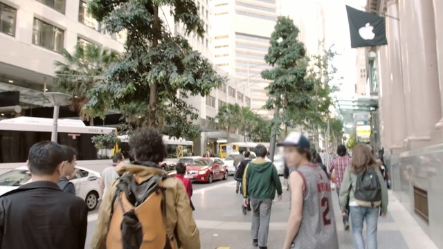 Video Reference: Pedestrian, Snapshot, Public space, Urban area, Tree, Street, Walking, City, Event, Plant