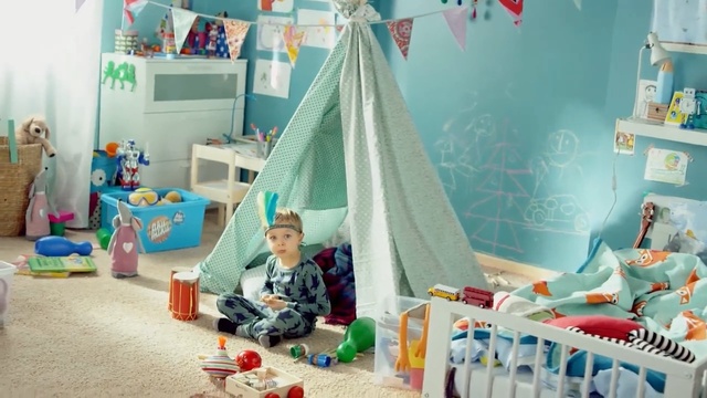 Video Reference: Product, Nursery, Room, Bed, Infant bed, Child, Play, Toddler, Furniture, Interior design, Person