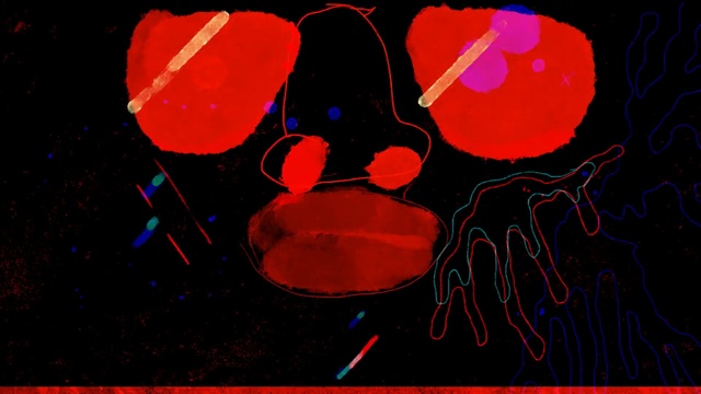 Video Reference: red, black, art, organ, computer wallpaper, font, organism, graphics, darkness, illustration, Person