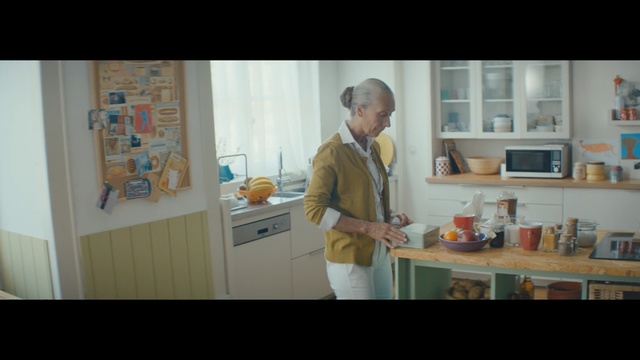 Video Reference: home, people, person, smiling, office, kitchen, adult, happy