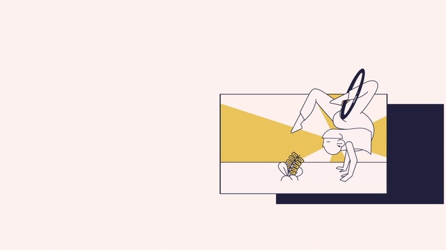 Video Reference: Text, Yellow, Cartoon, Font, Logo, Illustration, Graphics, Brand, Graphic design, Art