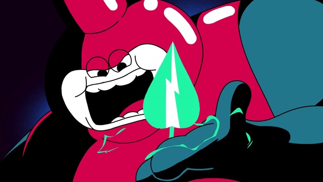 Video Reference: Cartoon, Pink, Illustration, Fictional character, Graphic design, Animated cartoon, Animation, Art, Font, Clip art