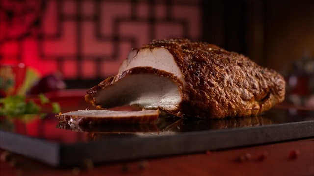Video Reference: Food, Roast beef, Dish, Cuisine, Porchetta, Ingredient, Pork loin, Brisket, Beef tenderloin, Ham