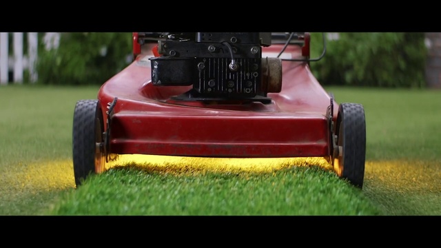 Video Reference: Land vehicle, Vehicle, Lawn, Mower, Lawn mower, Grass, Outdoor power equipment, Formula libre, Car, Riding mower