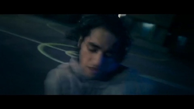 Video Reference: Flash photography, Jaw, Eyelash, Electric blue, Space, Darkness, Midnight, Display device, Screenshot, Font