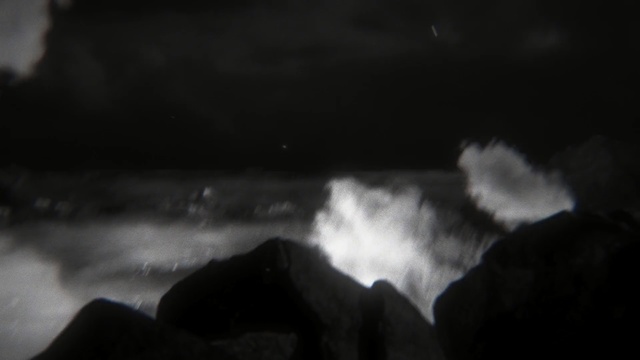 Video Reference: water, black, black and white, sky, monochrome photography, atmosphere, darkness, geological phenomenon, photography, monochrome