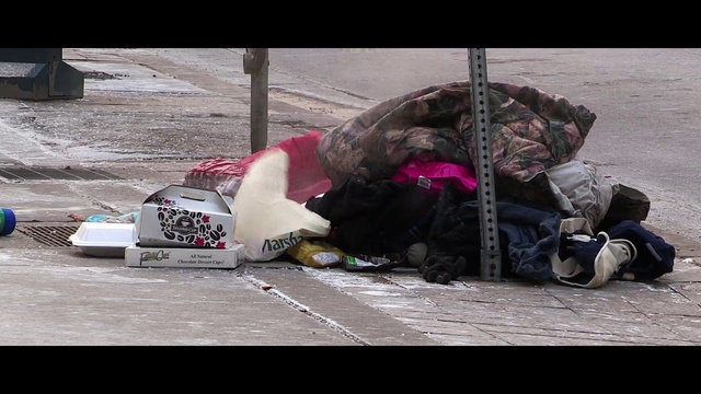 Video Reference: Human, Begging, Street, Sleep