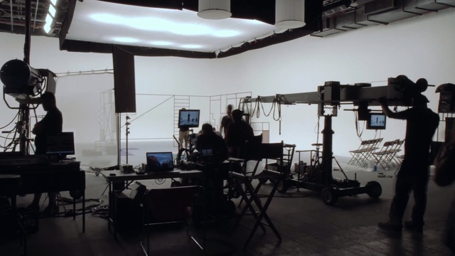 Video Reference: Building, Room, Film studio, Studio, Photography, Sound stage, Interior design, Recording studio, Person