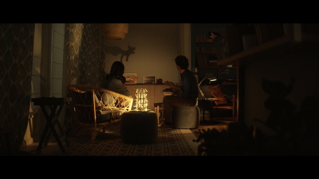 Video Reference: darkness, night, lighting, screenshot, musical instrument accessory, midnight, string instrument, evening