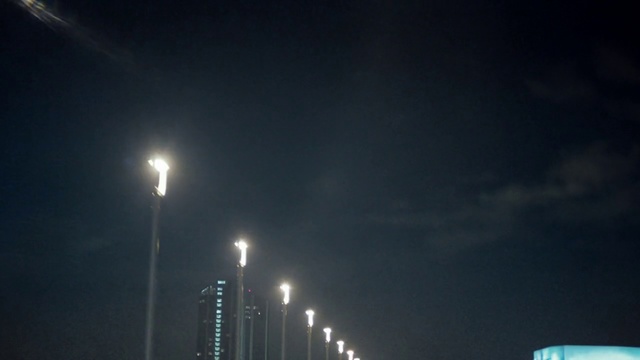 Video Reference: Street light, Sky, Night, Daytime, Atmosphere, Light, Lighting, Metropolitan area, Atmospheric phenomenon, Cloud