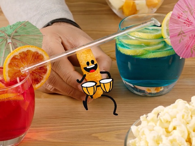 Video Reference: drink, punch, cocktail garnish, food, non alcoholic beverage, lemonade, mai tai, cocktail, vegetarian food, juice
