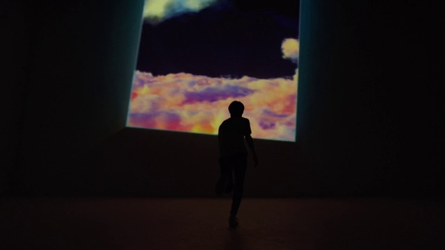 Video Reference: Sky, Light, Yellow, Pink, Visual arts, Silhouette, Art, Performance, Darkness, Stage