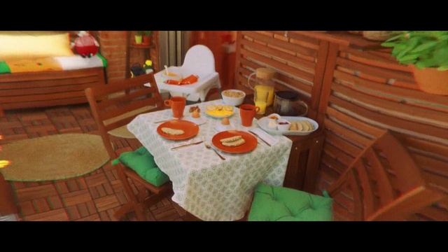 Video Reference: Table, Meal, Furniture, Room, Tablecloth, Dining room, Textile, Interior design, Brunch, Breakfast