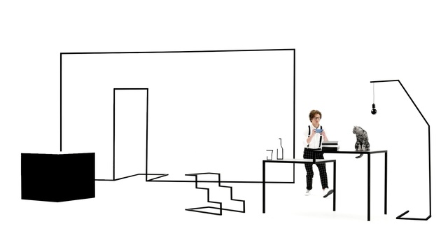 Video Reference: Diagram, Line, Parallel, Table, Furniture, Person