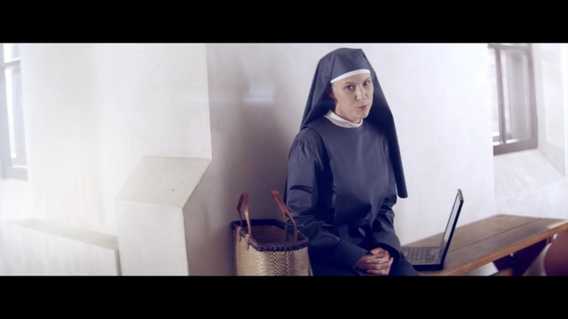 Video Reference: Sitting, Photography, Abbess, Smile, Black hair, Person