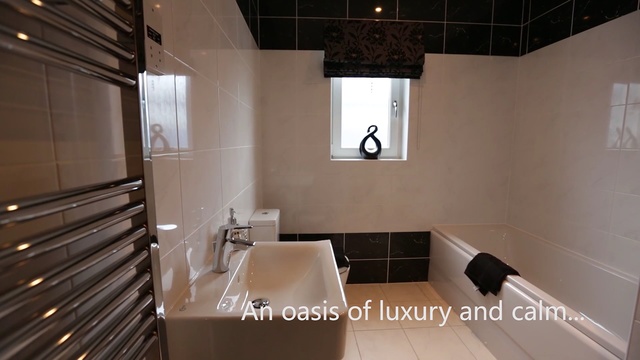 Video Reference: property, room, bathroom, interior design, tile, floor, flooring, real estate, ceiling, loft