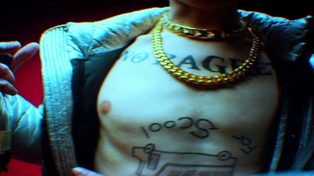 Video Reference: Chest, Turquoise, Joint, Neck, Design, Pattern, Tattoo, Arm, Cool, Shoulder