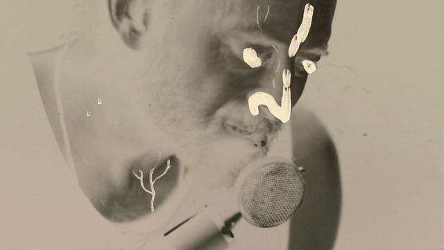 Video Reference: face, nose, head, black and white, ear, jaw, mouth, human, monochrome, neck