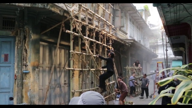 Video Reference: Scaffolding, Metal, Building
