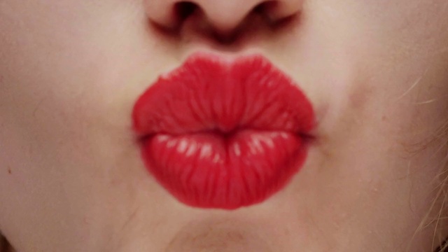 Video Reference: Lip, Red, Nose, Mouth, Close-up, Skin, Cheek, Chin, Lipstick, Lip gloss