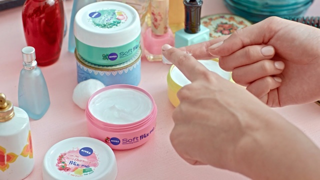 Video Reference: Product, Skin, Hand, Cream, Nail, Plastic bottle, Child, Skin care