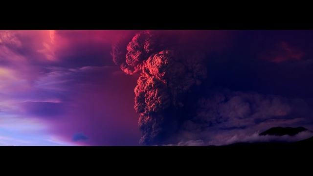 Video Reference: sky, cloud, atmosphere, geological phenomenon, darkness, meteorological phenomenon, cumulus, evening, afterglow, computer wallpaper