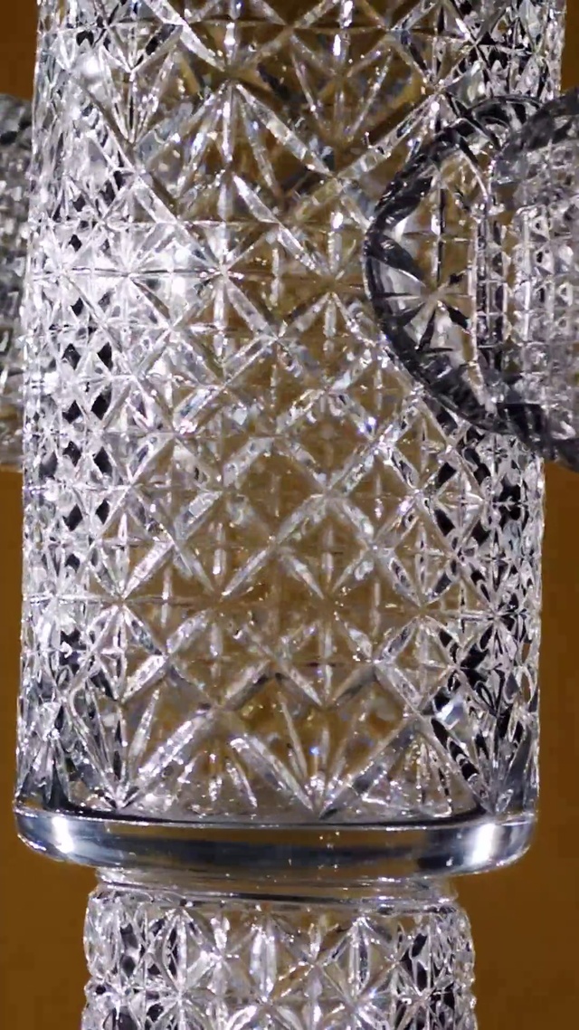 Video Reference: Glass, Barware, Silver, Pattern, Silver, Metal