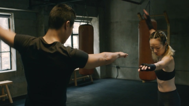 Video Reference: Shoulder, Arm, Punch, Strike, Krav maga, Room, Contact sport, Wing chun, Individual sports, Physical fitness