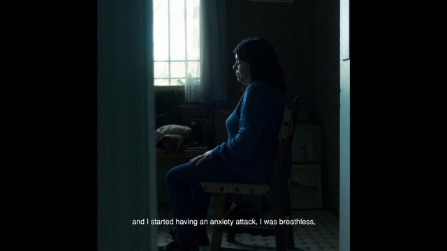 Video Reference: Sitting, Darkness, Human, Photography, Room, Window, Screenshot