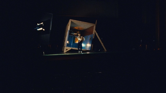 Video Reference: Light, Darkness, Night, Sky, Room, Performance, Stage, Photography, Space, Performing arts, Person